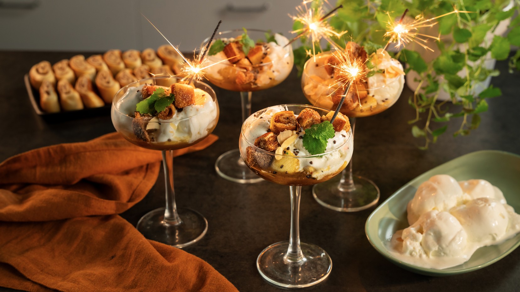 Nyårsdessert deluxe - Oppskrifter | Pågen